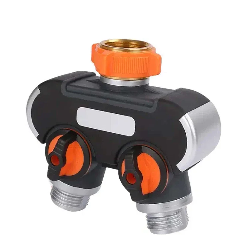 Valve Controlled Garden Diverter for Outdoor Faucet Connectors And Garden Hose Lawn Irrigation Diverter