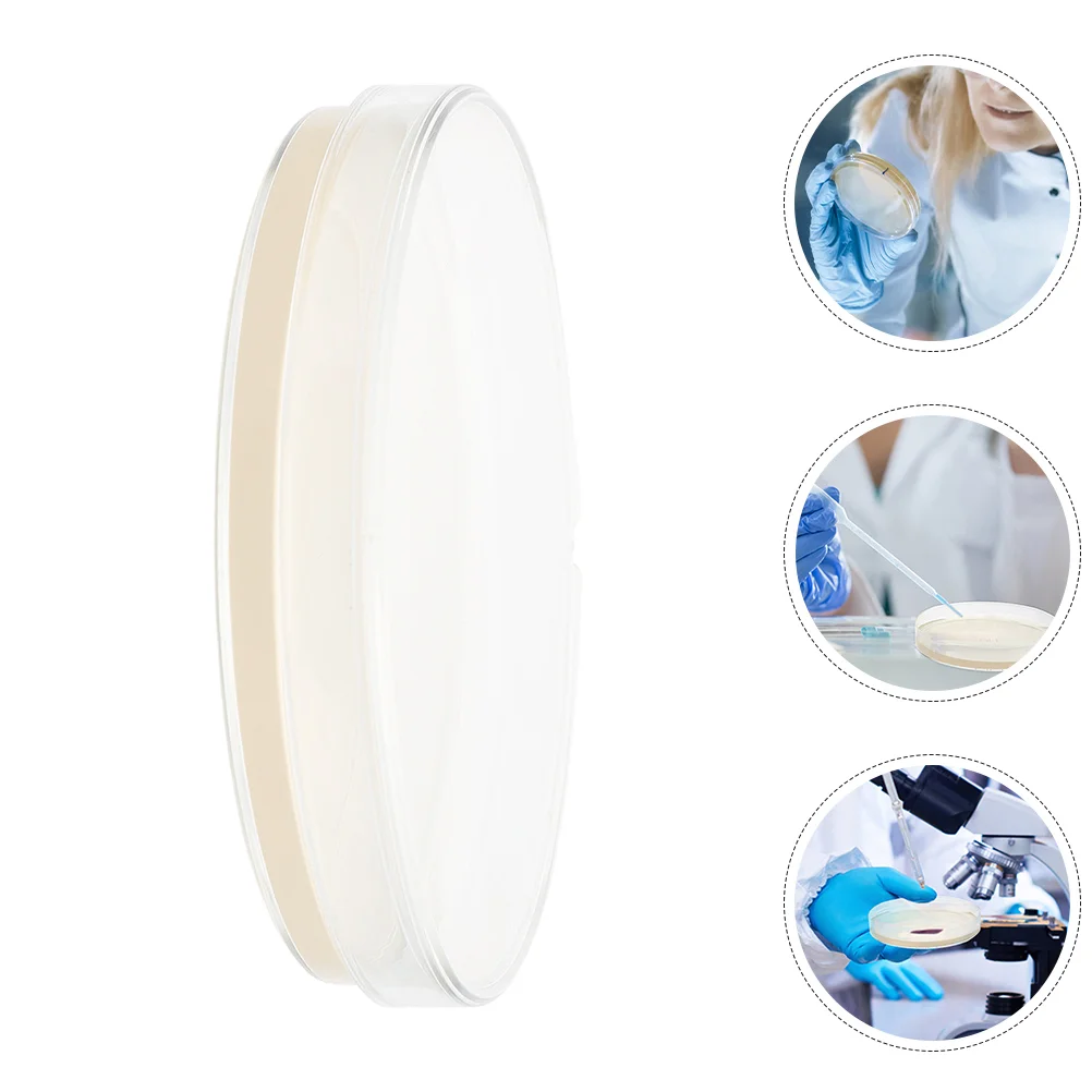1 Prepoured Agar Plate 9 ซม.Lab Petri Dish สําหรับจุลชีววิทยาการทดลองประสิทธิภาพสูงการเพาะปลูกบรรจุ Stable