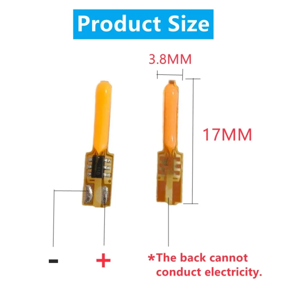 تيار مستمر 3 فولت Led فلاش لهب الشموع 1800 كيلو اديسون لمبة LED خيوط COB ديود عطلة الطرف الديكور ضوء لمبة اكسسوارات 1-10 قطعة #4