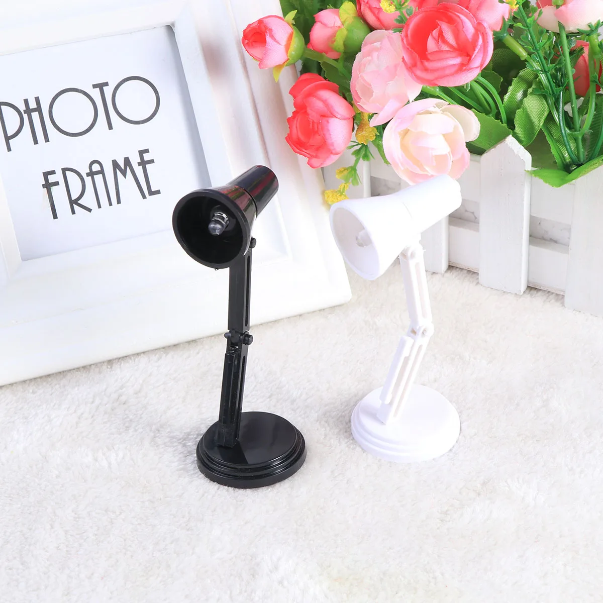 

2 pcs LED Reading Lamps Mini Desk Clip Light USB Rechargeable Eye Protection Bedroom Night Table Lamp Low Power