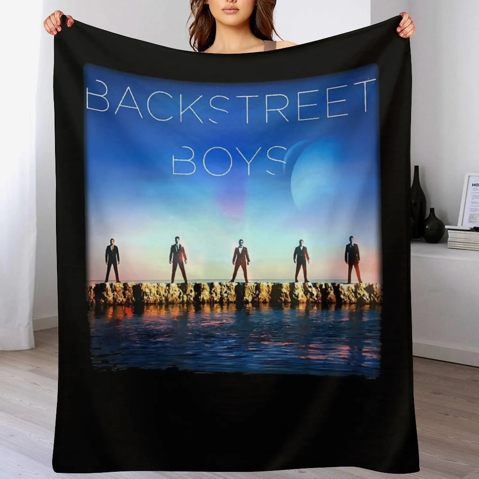 

Backstreet Boys Reflection Throw Blanket Fuzzy Plush Throw Blanket for Sofa Chair