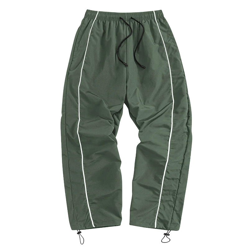 Trendige, sportliche Herrenhose mit Linien, Fitnessstudio, Workout, Laufhose mit Seitentaschen, sportliche, schnell trocknende, atmungsaktive Jogginghose