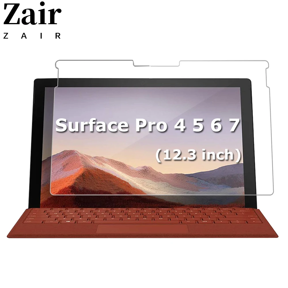 Tempered Glass Screen Protector For Microsoft Surface Pro 4 5 6 7 12.3 inch Tablet Protective Film For Surface Pro 4 5 6 7 12.3