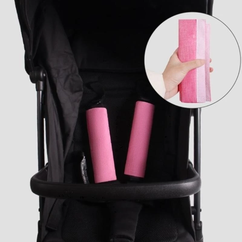 

Strollers Safety Protective Sleeve Comfortable Belt Shoulder Strap Protector Cover Detachable Pram Cart Accessory 24BE