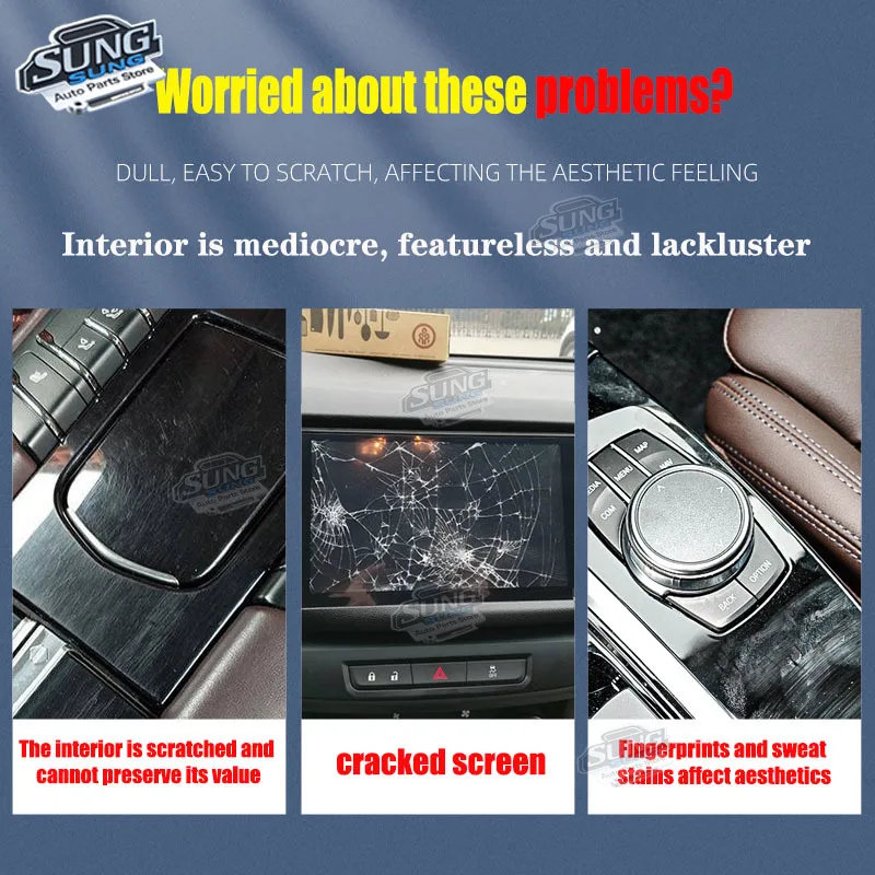 طبقة رقيقة واقية من البولي يوريثان لسيارات BMW G20 G21 Series 3 2023 وحدة تحكم مركزية داخلية للسيارة شفافة مضادة للخدش إصلاح ملحقات السيارة #4