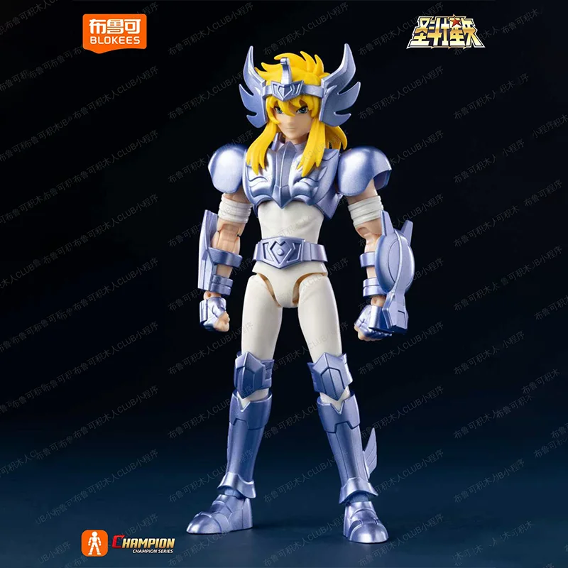

Оригинальная фигурка Blokees Saint Seiya, игрушка Hyoga Camus Champion Class, сборная модель, комплект, модель, коллекция кукол, подарок