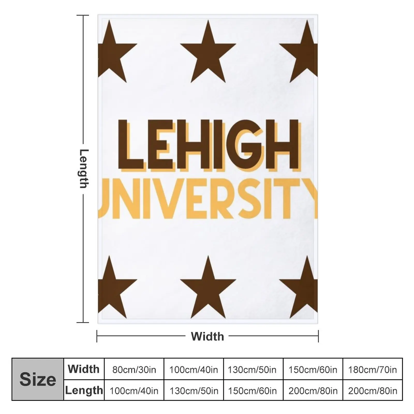 Lehigh Throw Blanket Baby Blanket Flannel Blanket Tourist Blanket