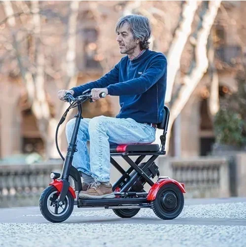 Triciclo elettrico per adulti pieghevoli per disabili anziani di alta qualità per disabili