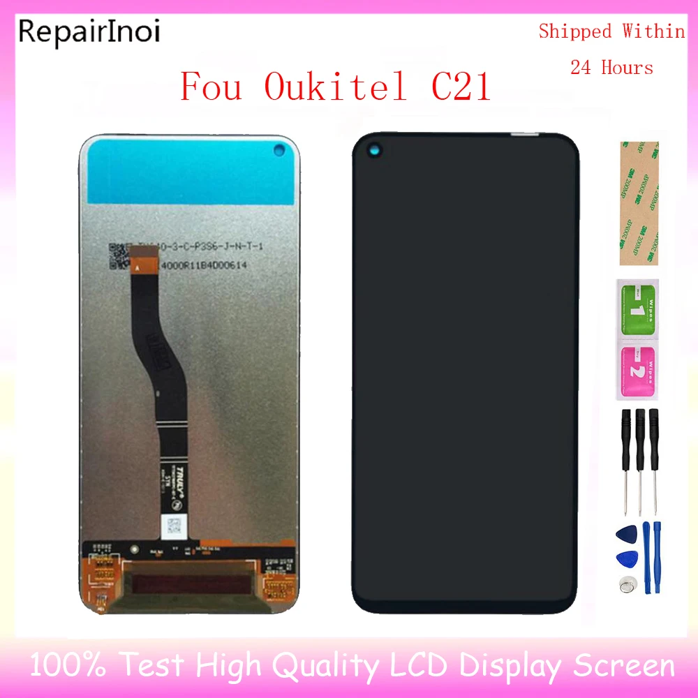 For OUKITEL C21 C22 C25 C32 C33 C35 C36 LCD Display Digitizer Assembly Oukitel C17 C18 C19 C21PRO C23 Pro C38 LCD Display Sensor