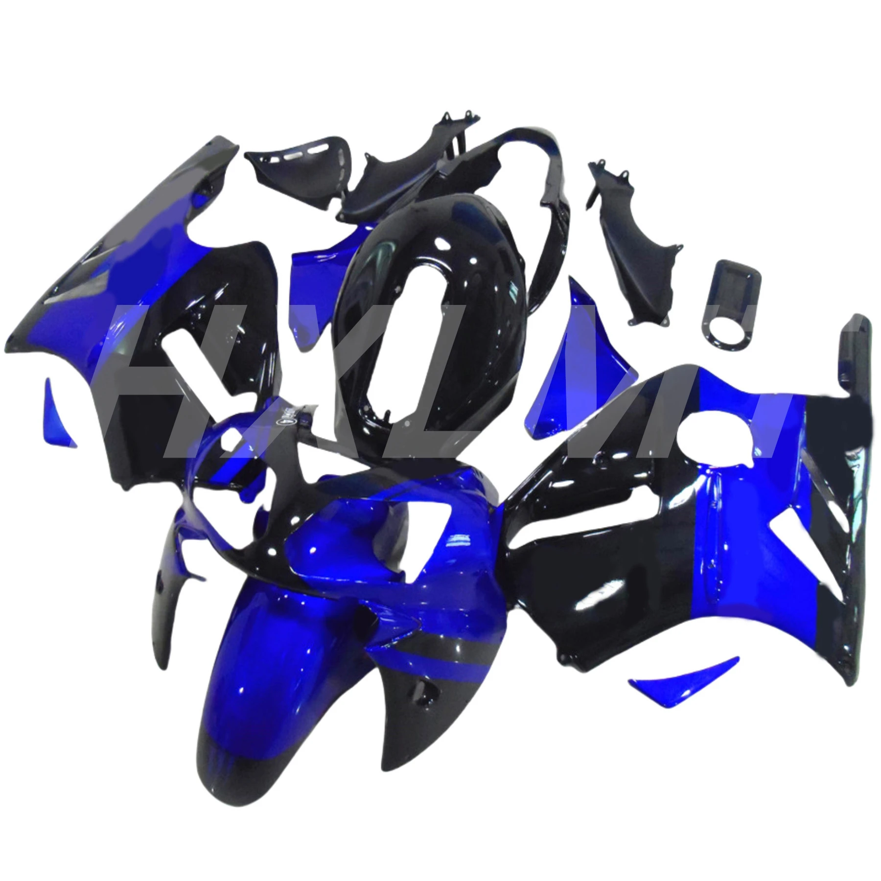 

Motorcycle Fairings Kit For KAWASAKI Ninja ZX12R 2002 2003 2004 2005 ZX-12R 02 02 04 05 Blue Black Autorbike Fairing Kits (