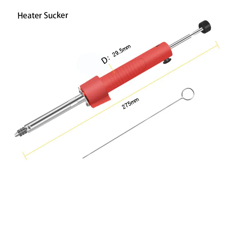 Bomba desoldadora profesional, pistola de estaño de succión, pluma de succión, eliminación de soldador al vacío, desoldador, herramientas manuales