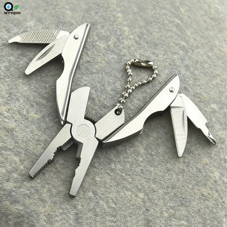 

Multifunctional Pliers Mini Foldable Stainless Steel Knife Multi-Purpose Combined Tool for Outdoor Camping,Camping Accessories