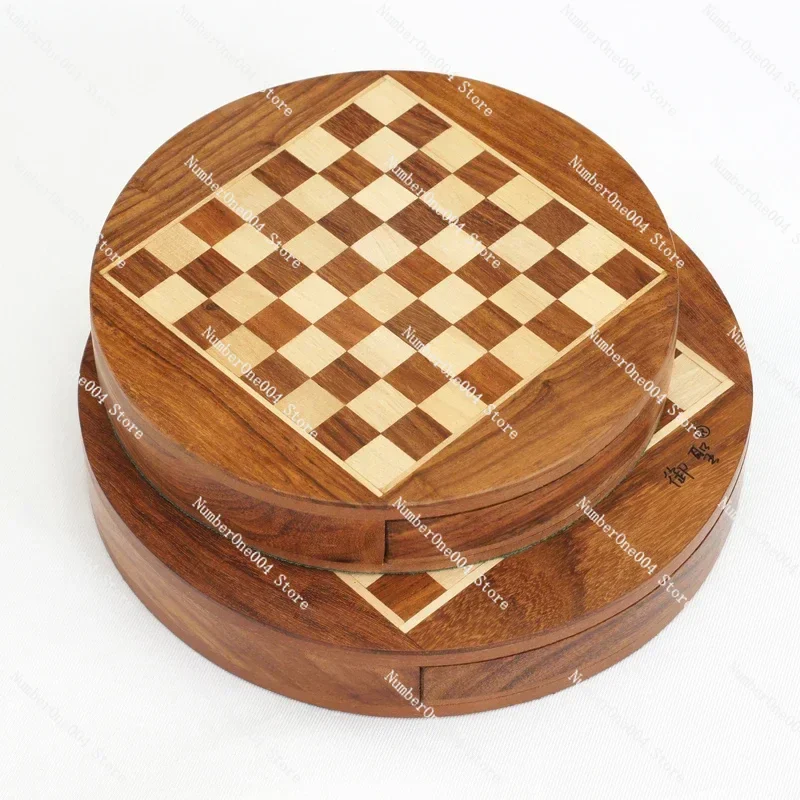 Party Board Games Set Chess Wooden Travel ChildrenMini Travel Children Family Checkers Pocket  Folding Backgammon