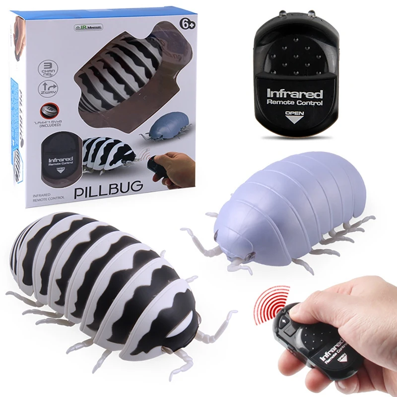 Simulation Fernbedienung Pillbug Spielzeug Realistische Neuheit Tricky Spielzeug Für Kinder Kinder Geburtstag Geschenk Spielzeug RC Tier Spielzeug