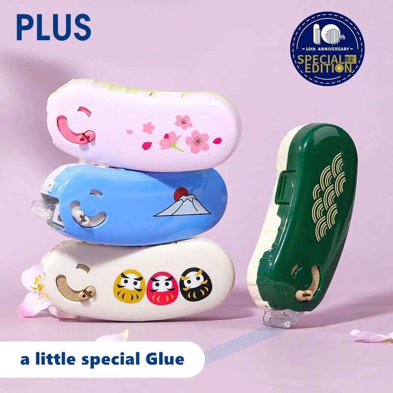 

1pcs Plus Norino Pod Glue Tape 6mm*10m Roll Type Double Side Adhesive for Photo Diary School A6963