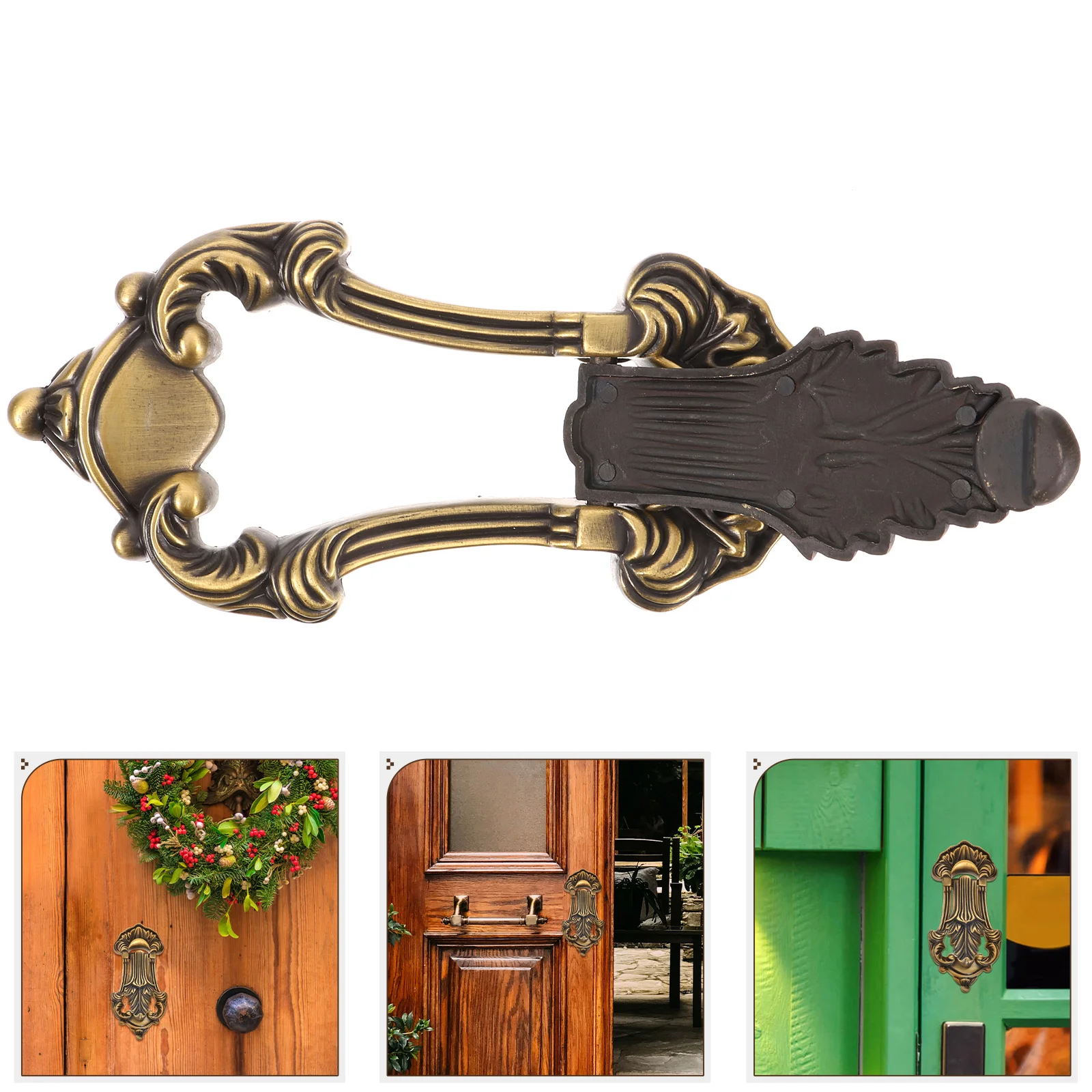 

Retro Carved 3386 Zinc Alloy Vintage Furniture Grips Cabinet Pull Suitable Door Pull for Villa Doors