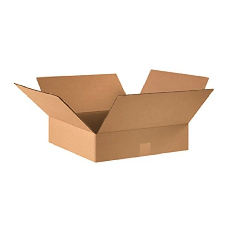 

Shipping Boxes Flat 16"L x 16"W x 4"H 25-Pack - Corrugated Cardboard Box for Moving, Mailing, Packing, Packaging and Storage