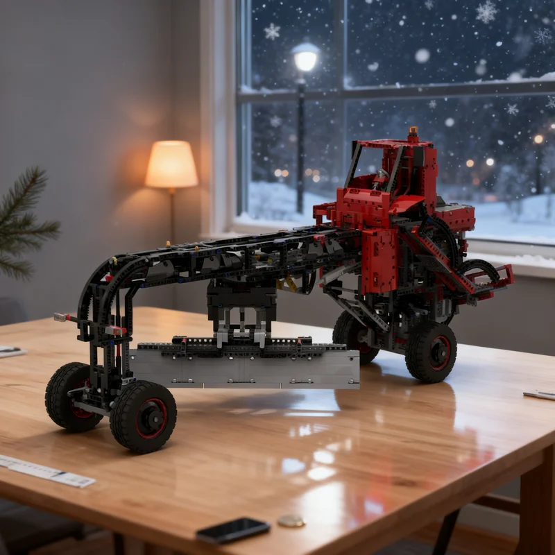 

2364 детали MOC: Большая техническая модель грейдера (альтернативная версия) — конструктор для творчества, подарок, декор для витрины, сборная модель премиум-класса для взрослых и детей