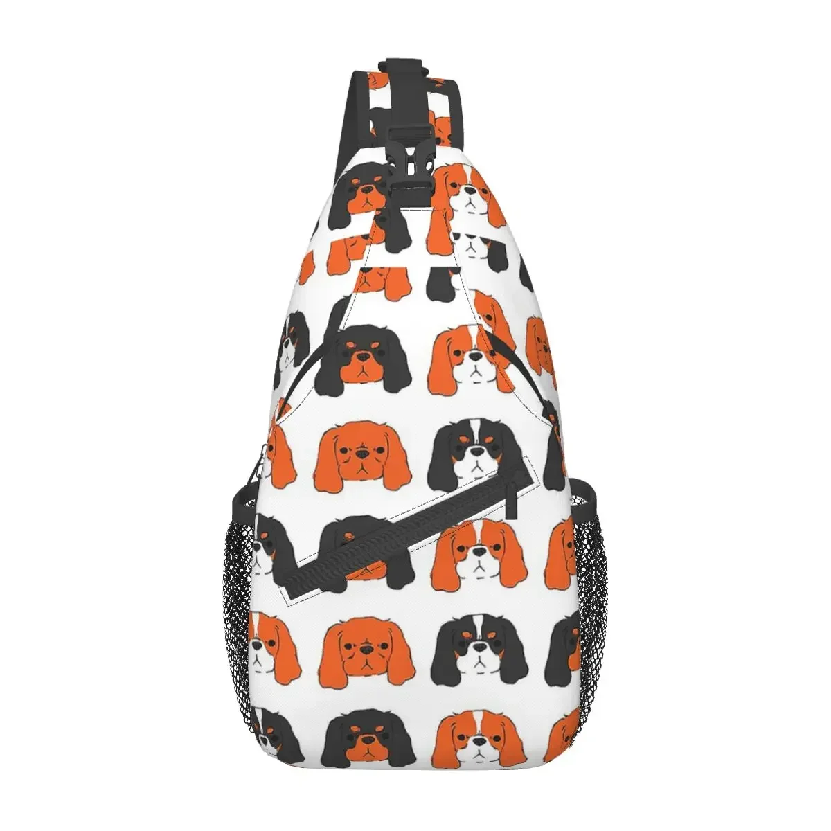 

Cavalier King Charles Spaniel Sling Bag Chest Crossbody Shoulder Backpack Outdoor Hiking Daypacks Dog Printed Pack