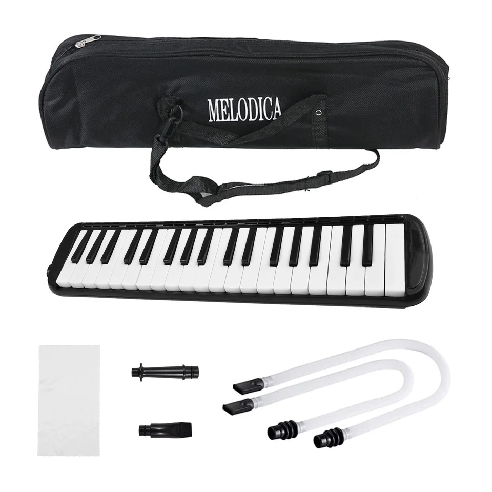Mélodica 37 Touches - Instrument De Musique à Clavier Air Piano Avec Étui Et Accessoires Inclus