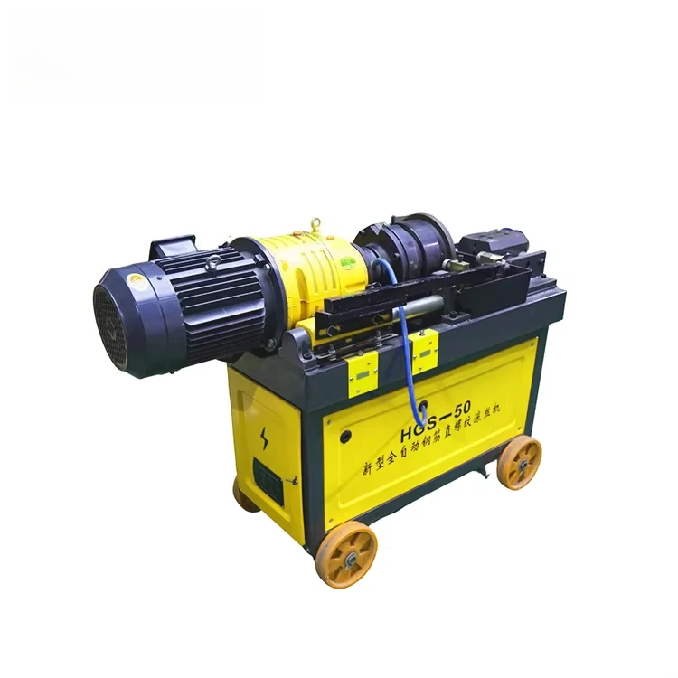 Wholesale Custom Bolt Roll Cnc Rebar Straight Screw Thread Rolling Machine