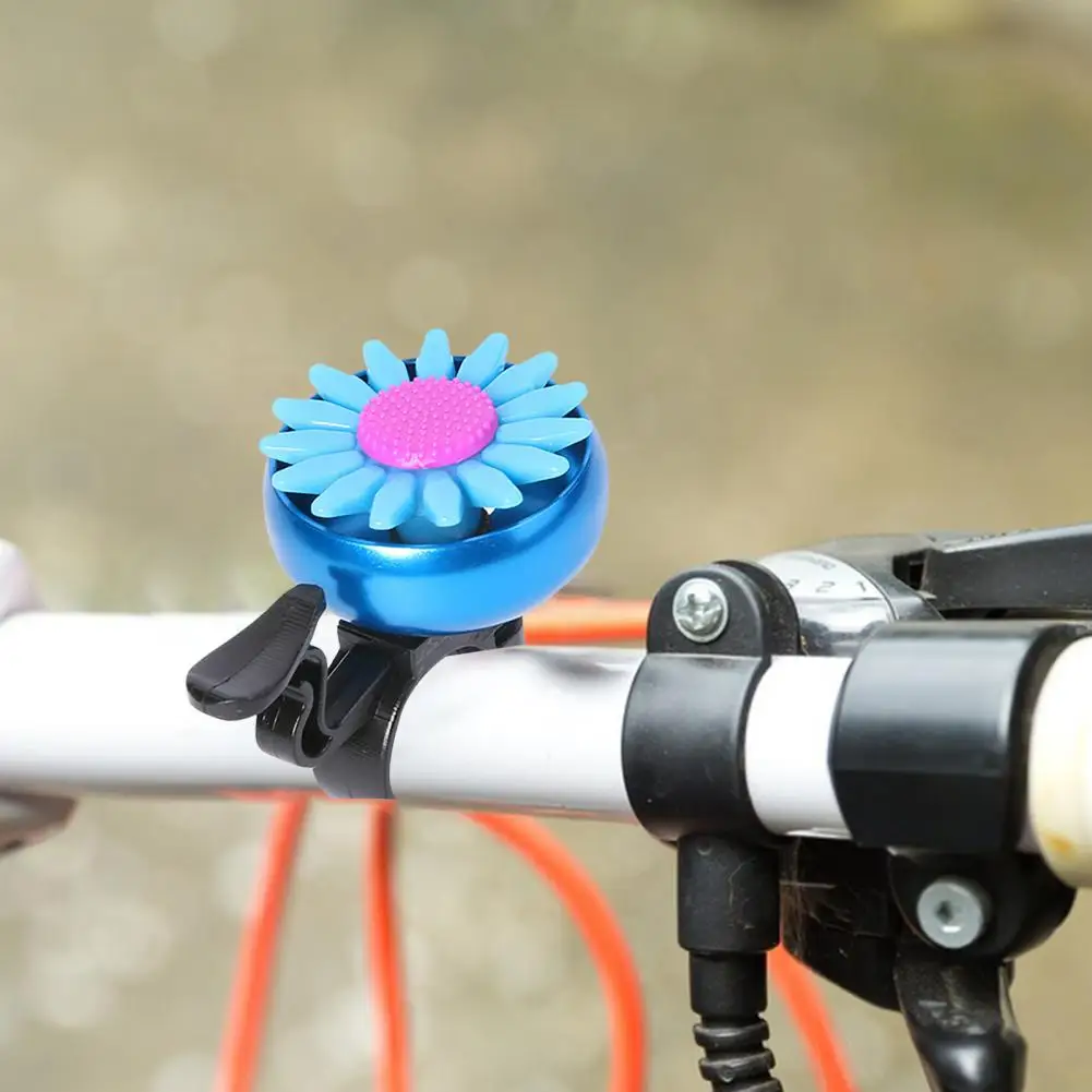 Bike Bell Chrysanthemum Mountain Road Bike Horn Sound Safety Alert Aluminum Alloy Handlebar Alarm Ring Bell Bicycle Accessories