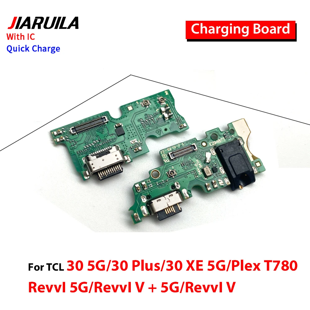 

Для TCL 30 5G 30 Plus 30 XE 5G Plex T780 Revvl 5G USB-разъем для зарядного устройства, док-станция, порт для зарядки, микрофон, гибкая быстрая зарядка
