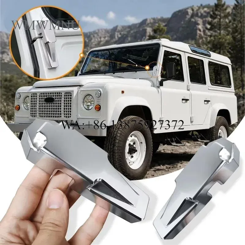Wmwmnu 1Set Car Accessories Aluminum Windscreen Bulkhead Support Bracket Windshield Frame Hinge for Old Defender