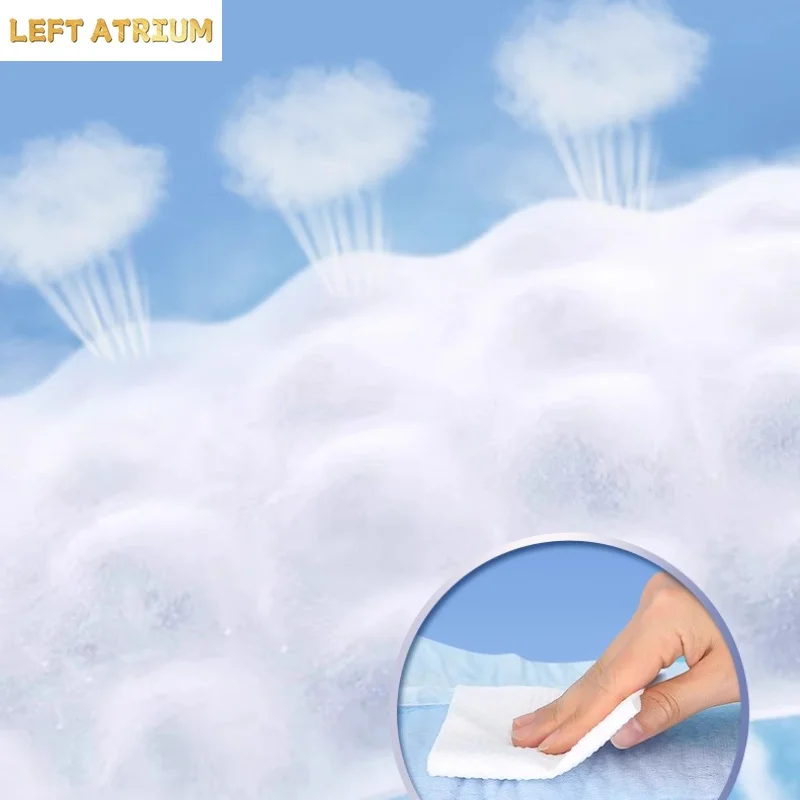 Breathable Thickened Adhesive Diapers Night Prevent Side Leakage Adult Diaper Comfortable Easy Put on Take Off Physiology Pants