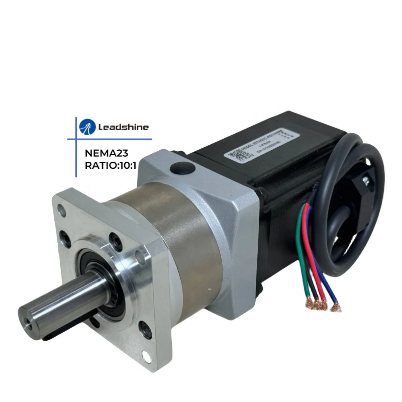 

Leadshine Ratio 10:1 Stepper Motor with Planetary Gearbox or 57CM22C-RD10 Nema 23 High Quality Motor Planetary Gearbox