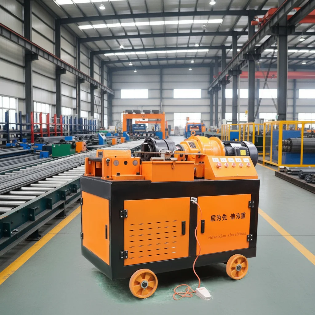 Multi Specification Rebar Thread Rolling Machine Steel Bar Thread Rolling Equipment For Different Diameter Rebar