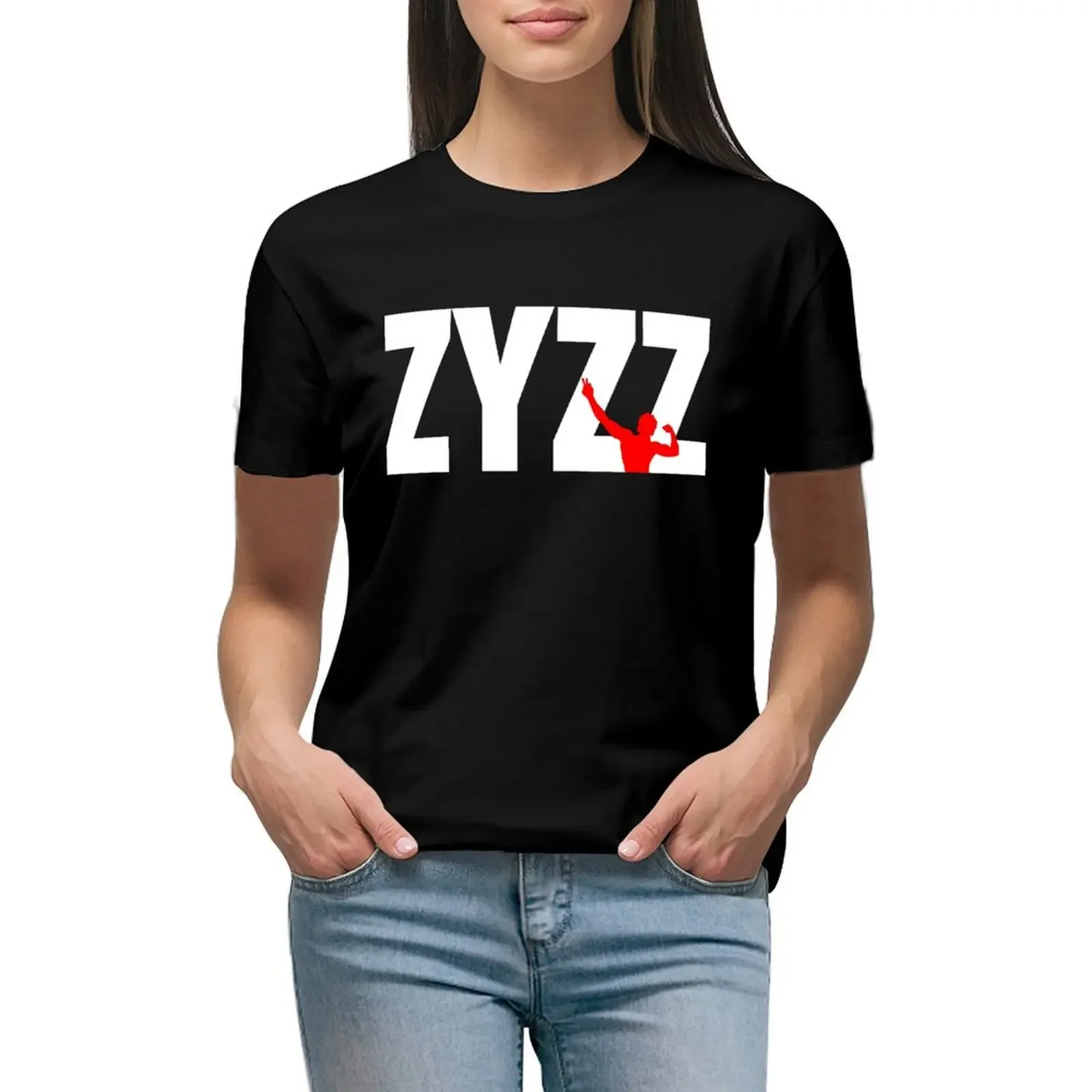 

Zyzz Text Sickkunt Gym Bodybuilding Motivational Aesthetic Veni Vidi Vici Design T-Shirt Female clothing Blouse Top Women