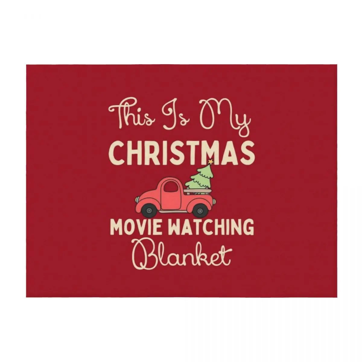 

This is My Christmas Movie Watching Blanket, Cute Throw Blanket Decorative Sofa Shaggy valentine gift ideas Soft Beds Blankets