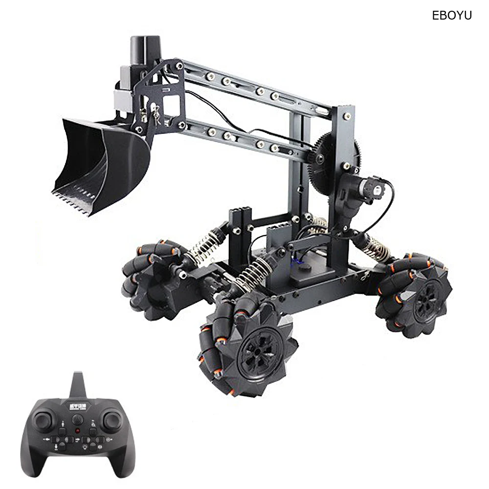 

EBOYU JK02 JK03 1/8 DIY RC Танк Ковш-манипулятор Автомобиль 4WD 2,4G 14CH Программирование сплава Дистанционное управление Внедорожный альпинистский автомобиль