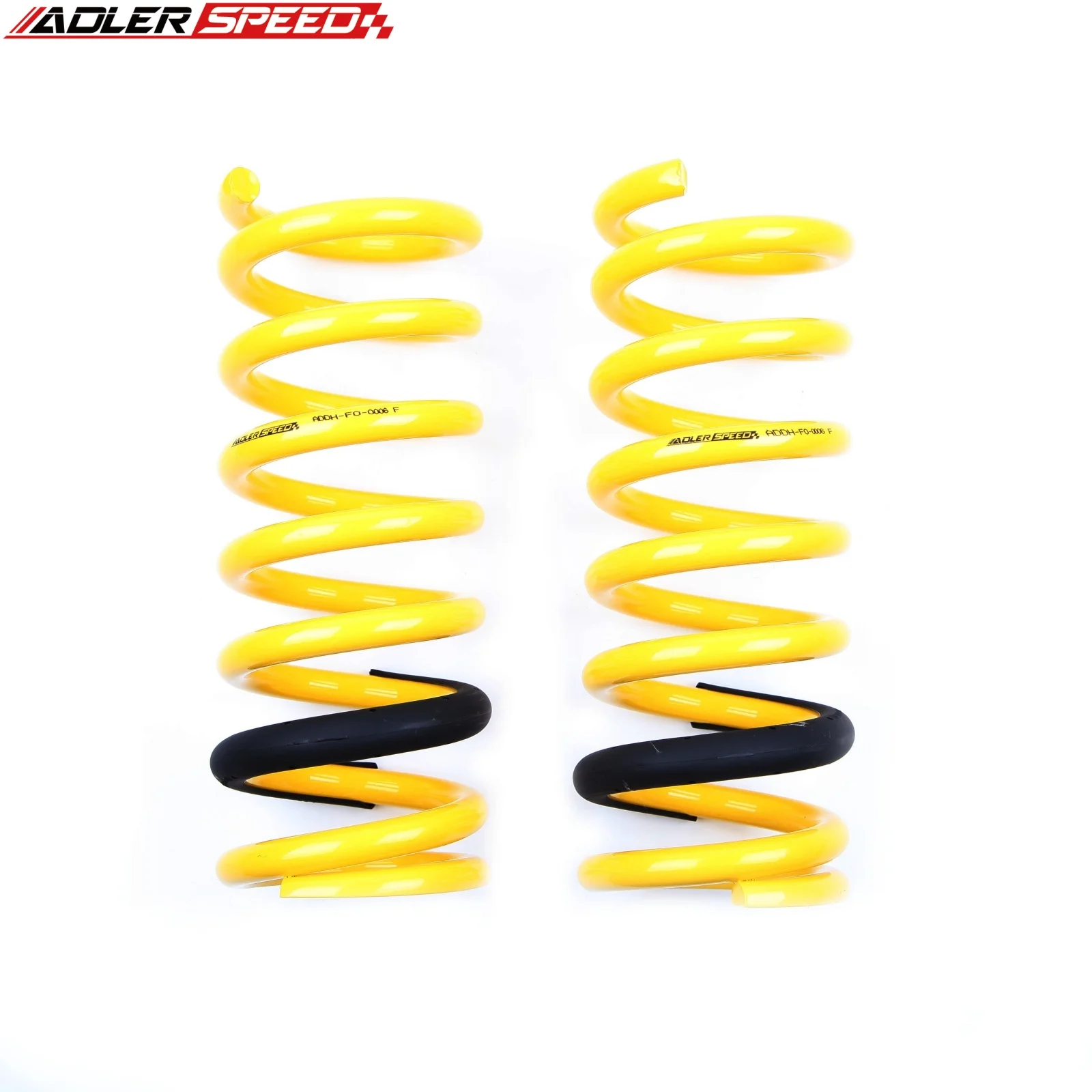 s+ ADLERSPEED Set di 4 molle di abbassamento per Ford Mustang 87-04 F: 1,75" R: 1,75"