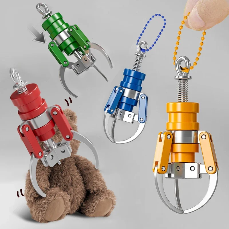 الإبداعية البسيطة القابض الإصبع الضغط أداة المفاتيح دمية آلة مخلب DIY قلادة لعبة ممتعة هدية #2