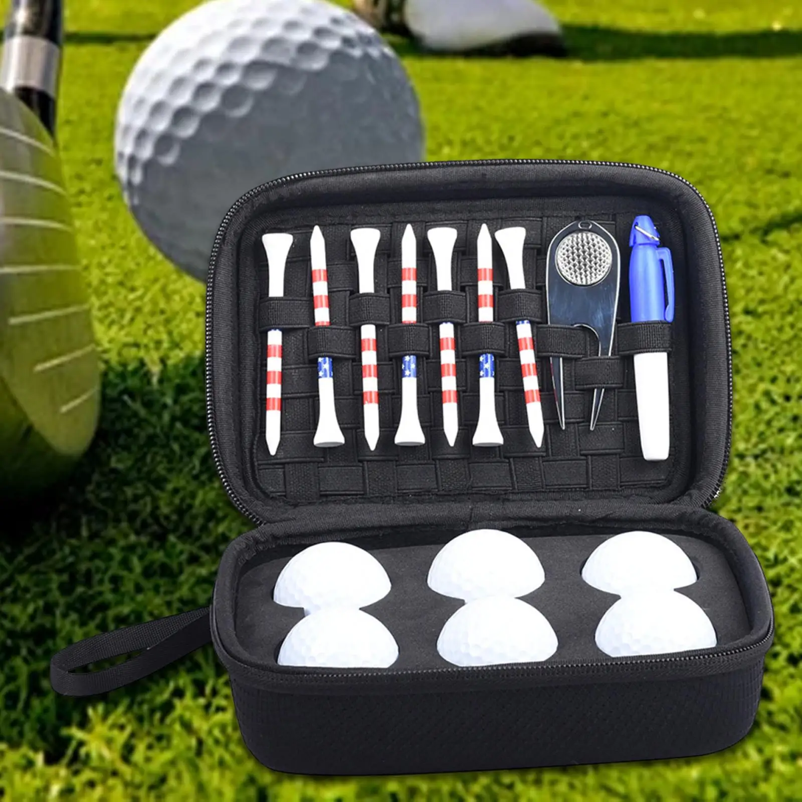 

Golf Accessory Case Waist Bag Golfers Gift Pouch Carrying Bag Lightweight Golf Tour Bag Organizer Golf Ball Bag Golf Tool Bag