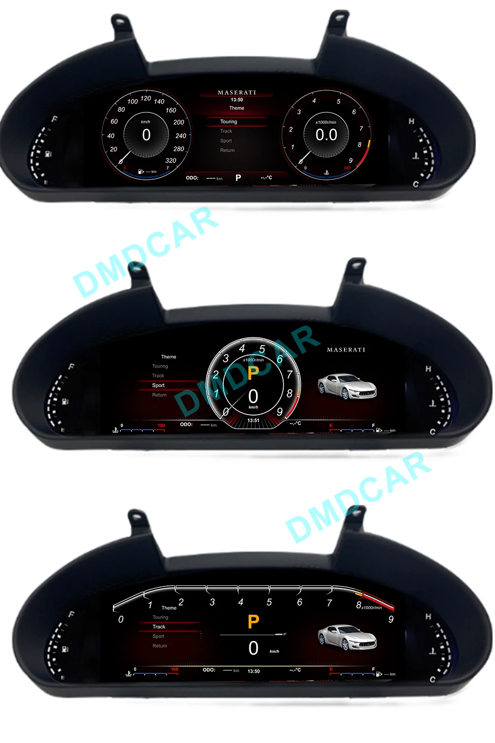 For Maserati Quattroporte 2004 2005 2006 2007-2012 Latest Car LCD Digital Dashboard Panel Instrument Cluster Cock Speedometer