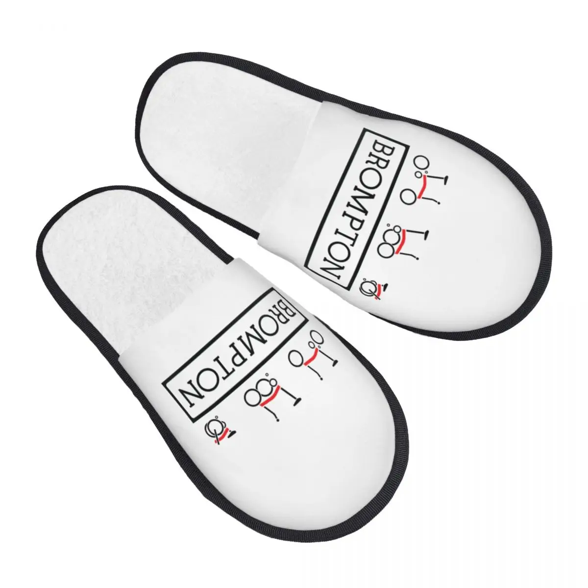 

Custom Bromptons Bike House Slippers Women Cozy Memory Foam Slip On Bedroom Slipper Shoes