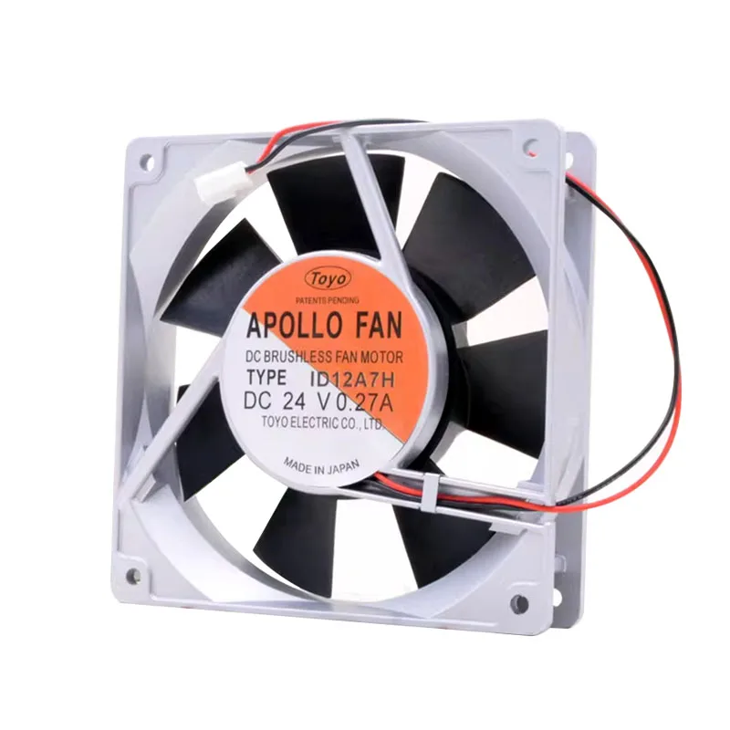 

NEW ORIGINAL TYPE ID12A7H 24V 0.27A 12025 120*120*25mm 12cm COOLING FAN