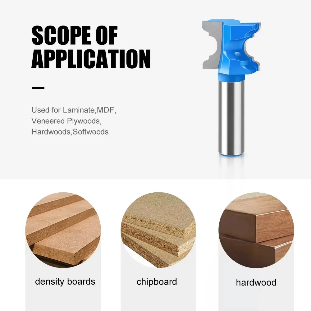 1PC 12mm 1/2in Gambo Raggio Concavo Frese Colonna Convessa Linea Coltello Stampaggio Router Bit Tenone Cutter per la Lavorazione Del Legno