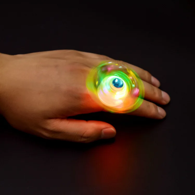 Creative Luminous Luminous Spinning Gyroscope Watch Ring Bracelet Toys Children Spinner Birthday Gift Glow In The Dark Toys