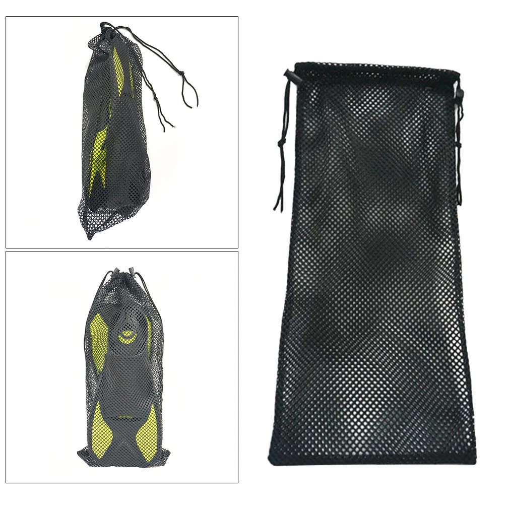 

Snorkeling Mask Mesh Bag Tote Ankle Flippers Portable Diving Equipment Storage Bundle Pocket
