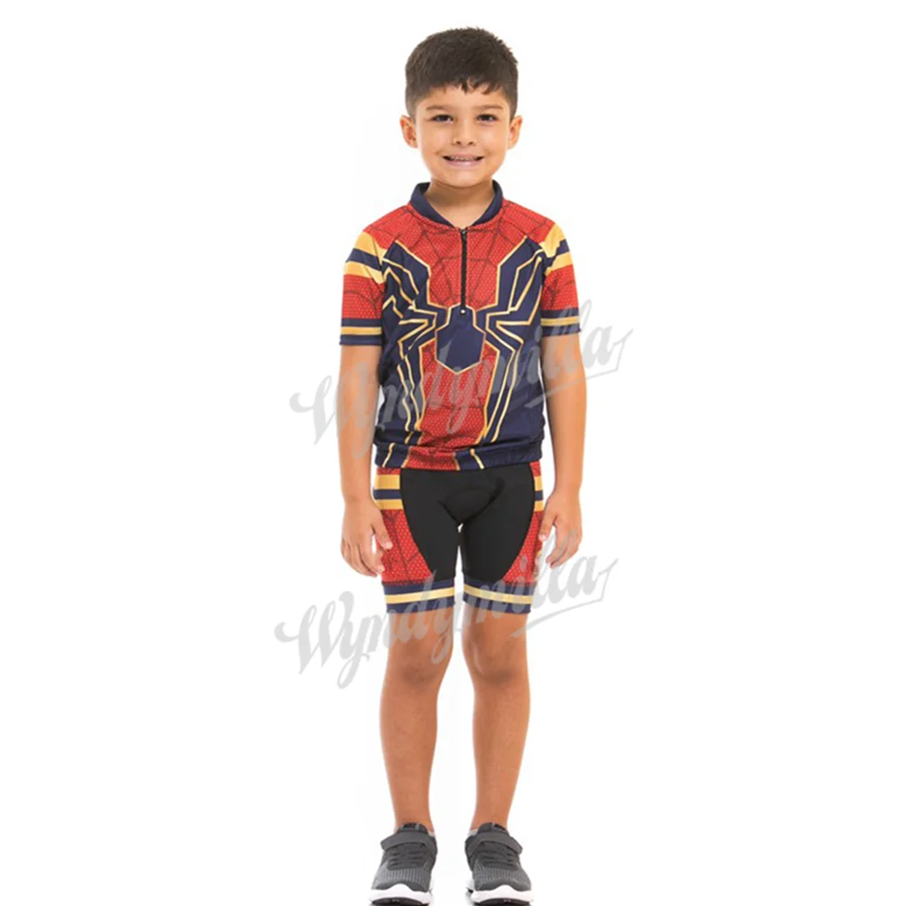 Kids Cycling Jersey Set Boys Summer Cycling Clothing MTB Ropa Ciclismo Child Bicycle Wear Sports Suit children\'s cycling clothes