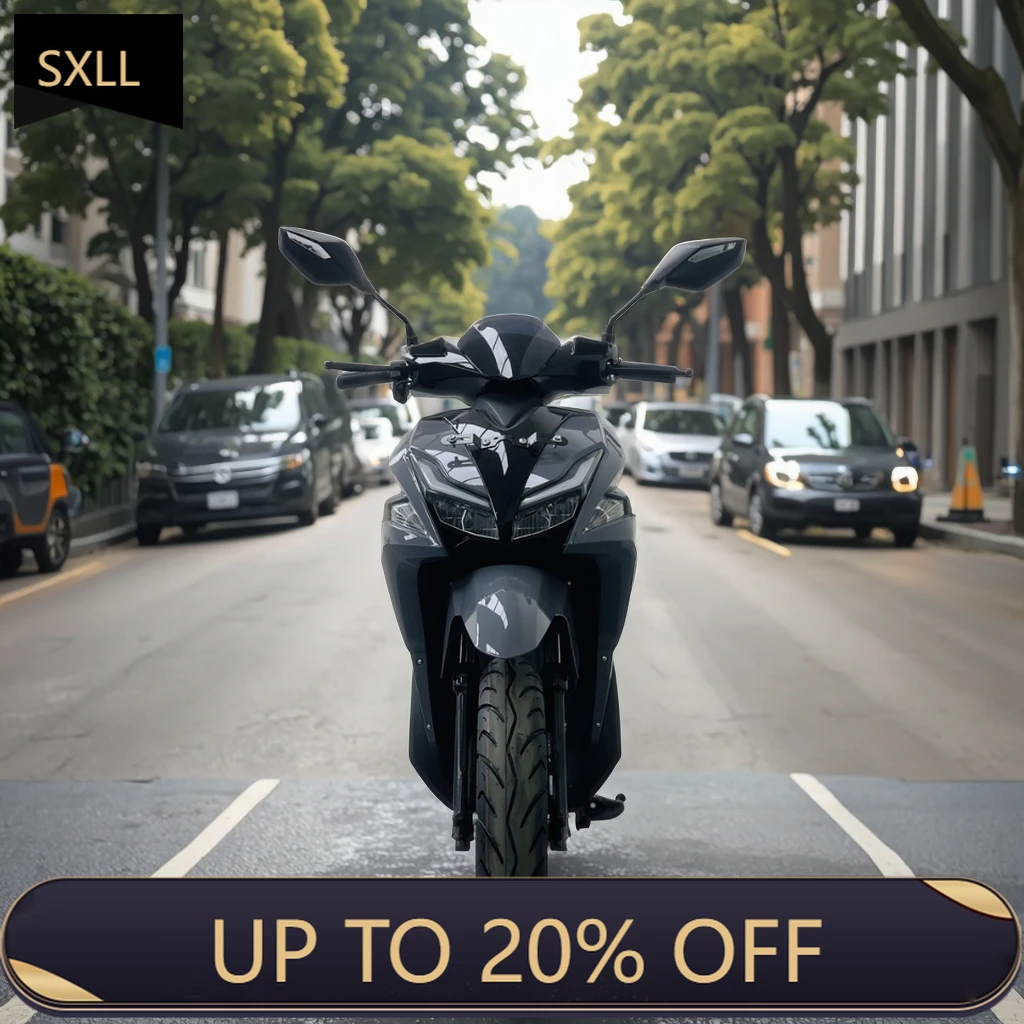 

SXLL 72v 2000W High-Speed Electric Moped 60km/h Powerful Streetbike Cruiser with Brushless Motor Electric Scooter and Motorcycle