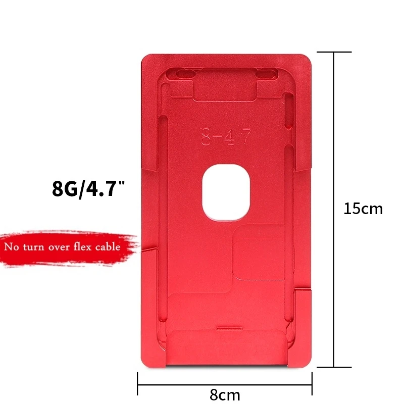 OCA Align position molde de Metal para IPhone 5, 6, 6S, 7, 7Plus, 8, 8Plus, X, XS MAX, XR, 11 PRO MAX, cristal frontal opcional sin giro flex