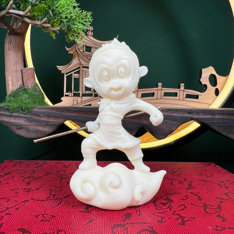 Ivory Nut Fish Tank Landscape Sun Wukong Qi Tian Da Sheng Triumph over the Buddha Decoration Micro Landscape Decoration Submerge