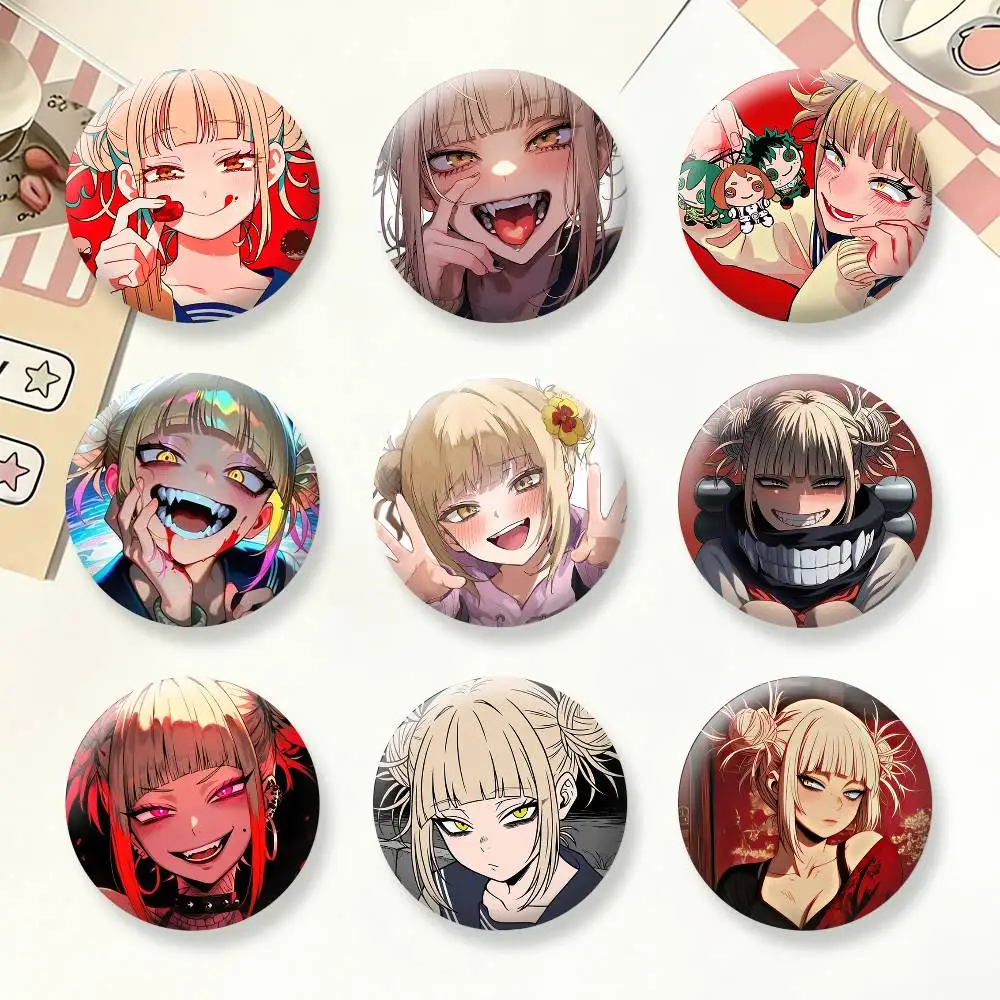 

Anime H-Himiko Toga Academia Brooches Cartoon Badge Pins Backpack Hat Accessories Friend Gift