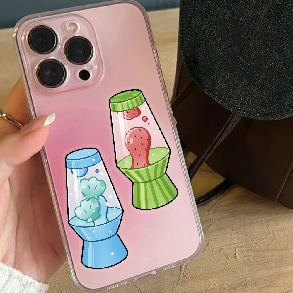 50PCS Colorful Lava Lamp Fun Stickers DIY Handmade Materials Phone Case Laptop Luggage Bottle Body Stickers
