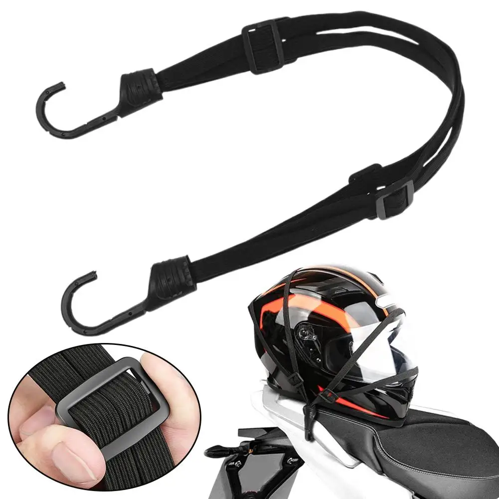 Motorcycle Elastic Suitcase With Safety Hook Luggage Strap Helmet Gear Fixed High Strength Stretchable For Daily K5b8